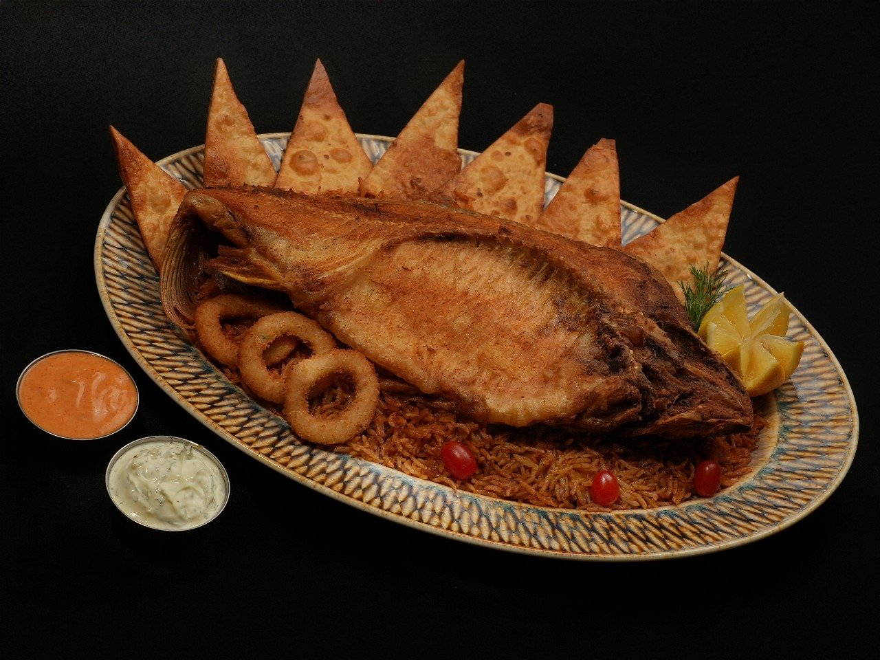 سمك كارب مقلي